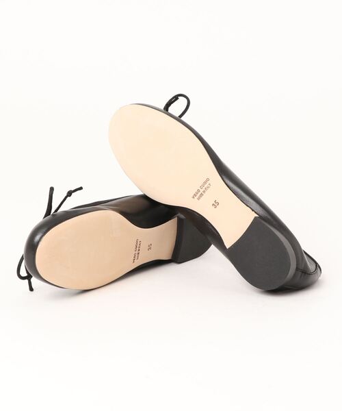 CORSO ROMA,9(コルソローマ)の「【CORSO ROMA 9】ラウンドトウソフトバレエシューズ(W31501)(バレエシューズ・レディース・アイボリー/ブラック・37/38/35/39/36)」の4枚目の写真