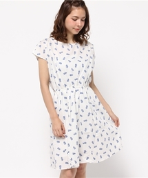 CIAOPANIC | 【Ciaopanic】　C/100パイナップル柄フレンチスリーブOP(ワンピース)