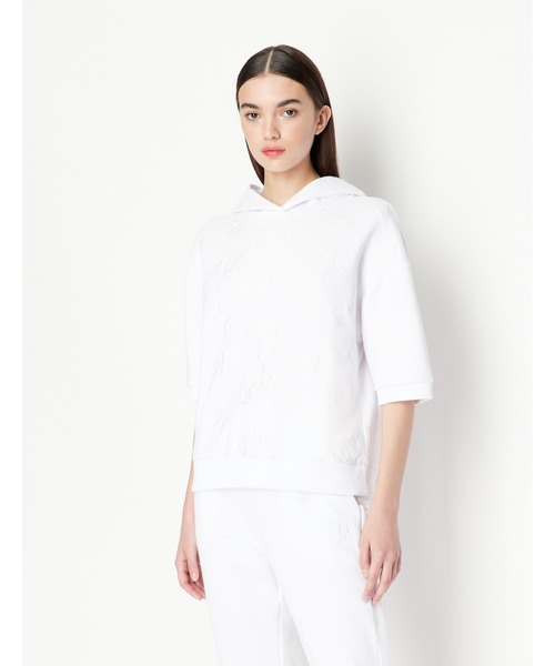 A/X ARMANI EXCHANGE ロゴ フレンチテリー パーカー ARMANI EXCHANGE（アルマーニエクスチェンジ）の「【A|X
