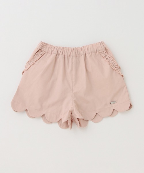 petit main（プティマイン）の「【リンク】スカラップショートパンツ(キッズ)（その他パンツ・キッズ・アイボリー/ライトベージュ/ライトピンク/ブルー/ブラック/キナリ・110cm/120cm/90cm/80ｃｍ/100cm/130cm）」の6枚目の写真