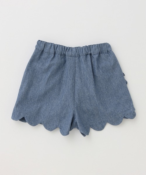petit main（プティマイン）の「【リンク】スカラップショートパンツ(キッズ)（その他パンツ・キッズ・アイボリー/ライトベージュ/ライトピンク/ブルー/ブラック/キナリ・110cm/120cm/90cm/80ｃｍ/100cm/130cm）」の7枚目の写真