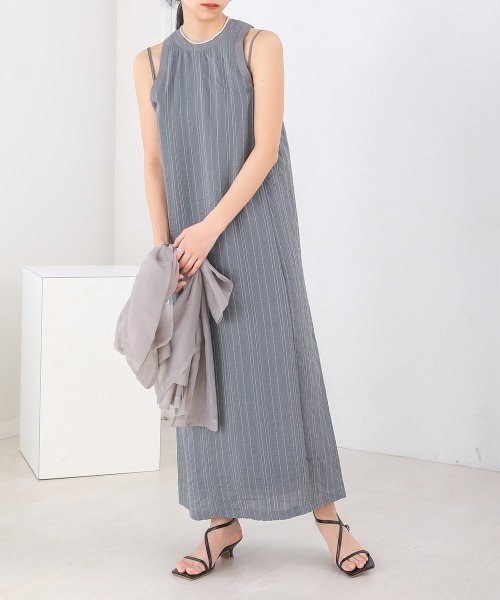 アメリカンスリーブシアーワンピース