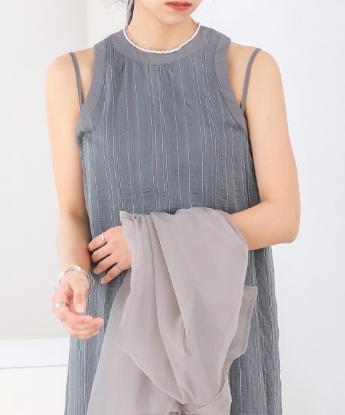 アメリカンスリーブシアーワンピース