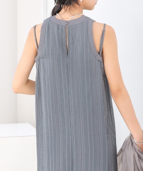 アメリカンスリーブシアーワンピース