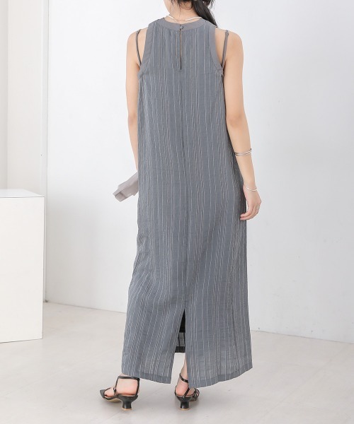 アメリカンスリーブシアーワンピース