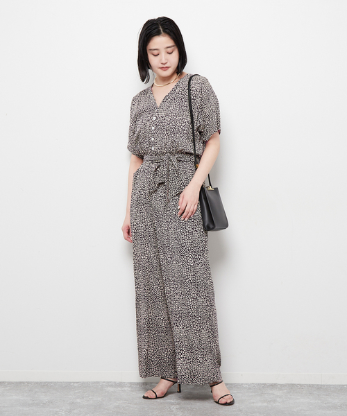 journal standard L'essage(ジャーナルスタンダードレサージュ)の「【LUSANA / ルサーナ】jen jumpsuit:ジャンプスーツ(つなぎ/オールインワン・レディース・ブラック系その他/アイボリー・SMALL)」の14枚目の写真