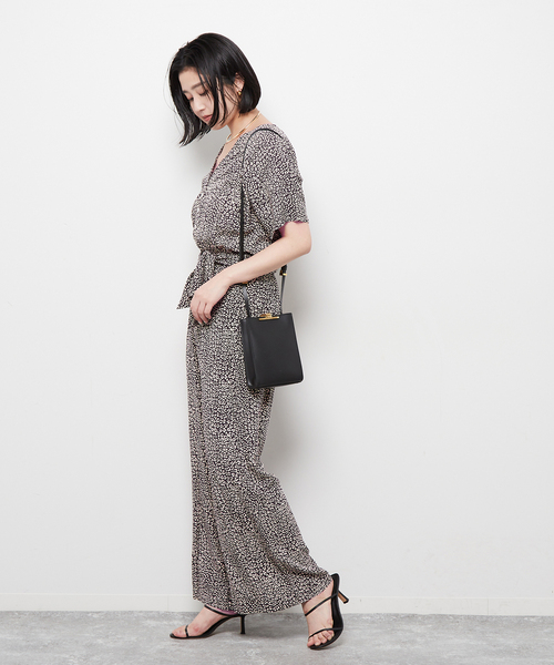 journal standard L'essage(ジャーナルスタンダードレサージュ)の「【LUSANA / ルサーナ】jen jumpsuit:ジャンプスーツ(つなぎ/オールインワン・レディース・ブラック系その他/アイボリー・SMALL)」の20枚目の写真