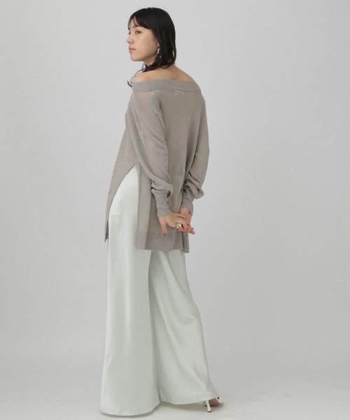 Chaos（カオス）の「Chaos(カオス)/アルフリネンニット（ニット/セーター・レディース・ブラック/グレー系その他・FREE）」の21枚目の写真