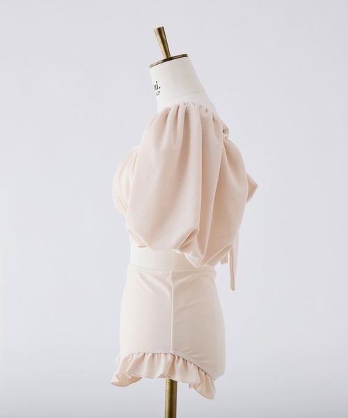 Seemi. byNICECLAUP( シーミーバイナイスクラップ)の「【Seemi 】スクエアネックswimwear /レディース水着(水着・レディース・レッド/アイボリー・FREE)」の22枚目の写真