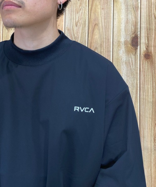 ムラサキスポーツ別注】RVCA/ルーカ UVケア バックプリント モック