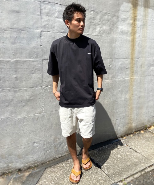 モカ TOYOTA エンジニアウェア ムラサキスポーツ別注】RVCA/ルーカ UVケア バックプリント