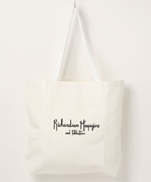 RICHARDSON（リチャードソン）の「【Richardson/リチャードソン】Richardson Magazine and Publications Embroidered Tote Bag リチャードソンマガジンアンドパブリケーションズエンブロイダードトートバッグ（トートバッグ・メンズ・ホワイト・FREE）」の2枚目の写真