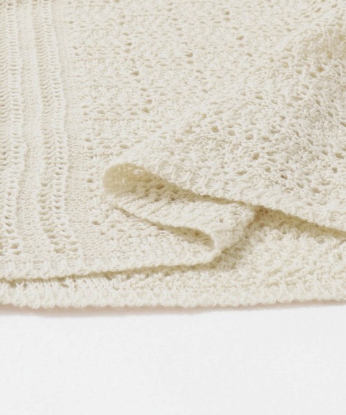 KBF（ケイビーエフ）の「クロシェニットベスト（ベスト・レディース・ブラック/ベージュ・ONE）」の13枚目の写真