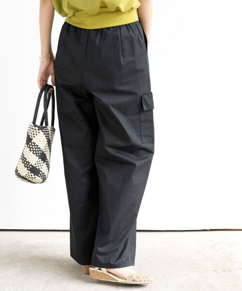 rps(アールピーエス)の「共ベルト付きカーゴワイドパンツ(カーゴパンツ・レディース・ライトカーキ/ベージュ/ブラック・フリー)」の20枚目の写真