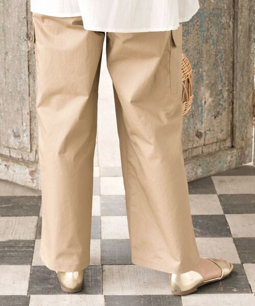 rps(アールピーエス)の「共ベルト付きカーゴワイドパンツ(カーゴパンツ・レディース・ライトカーキ/ベージュ/ブラック・フリー)」の16枚目の写真