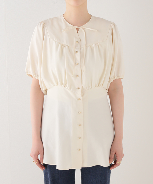 leur logette(ルール ロジェット) ☆powder silk top leur logette(ルール ロジェット) ☆powder silk top