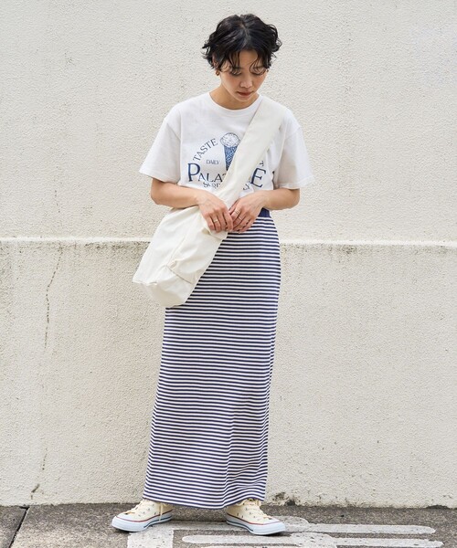 FREAK'S STORE（フリークスストア）の「ハニカムボーダースカート（スカート・レディース・レッド/ネイビー/ブラック・ﾌﾘ-）」の19枚目の写真