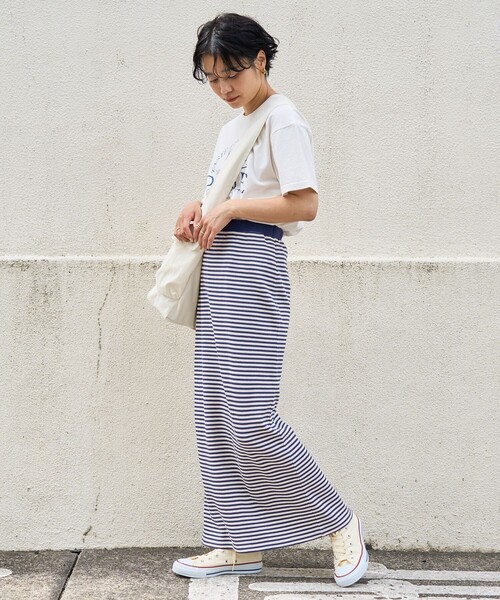 FREAK'S STORE（フリークスストア）の「ハニカムボーダースカート（スカート・レディース・レッド/ネイビー/ブラック・ﾌﾘ-）」の15枚目の写真