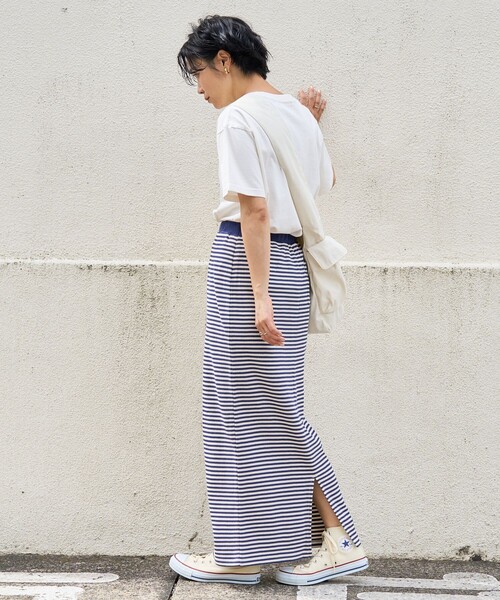 FREAK'S STORE（フリークスストア）の「ハニカムボーダースカート（スカート・レディース・レッド/ネイビー/ブラック・ﾌﾘ-）」の17枚目の写真