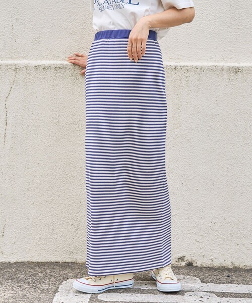 FREAK'S STORE（フリークスストア）の「ハニカムボーダースカート（スカート・レディース・レッド/ネイビー/ブラック・ﾌﾘ-）」の13枚目の写真