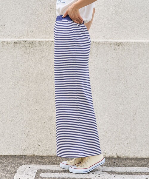 FREAK'S STORE（フリークスストア）の「ハニカムボーダースカート（スカート・レディース・レッド/ネイビー/ブラック・ﾌﾘ-）」の8枚目の写真