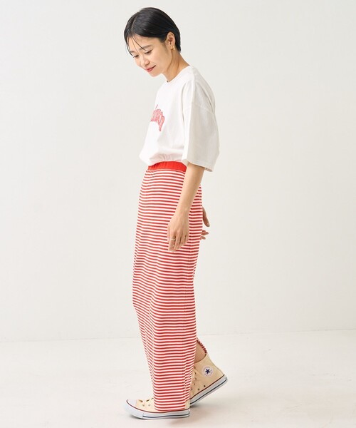 FREAK'S STORE（フリークスストア）の「ハニカムボーダースカート（スカート・レディース・レッド/ネイビー/ブラック・ﾌﾘ-）」の11枚目の写真