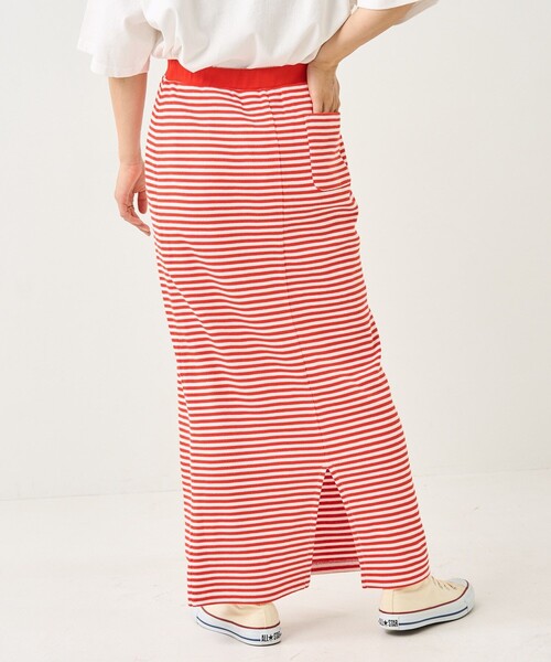 FREAK'S STORE（フリークスストア）の「ハニカムボーダースカート（スカート・レディース・レッド/ネイビー/ブラック・ﾌﾘ-）」の18枚目の写真