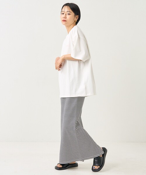 FREAK'S STORE（フリークスストア）の「ハニカムボーダースカート（スカート・レディース・レッド/ネイビー/ブラック・ﾌﾘ-）」の9枚目の写真