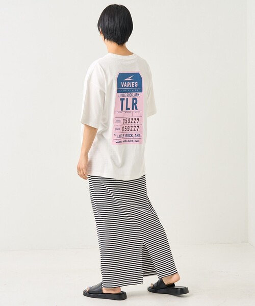 FREAK'S STORE（フリークスストア）の「ハニカムボーダースカート（スカート・レディース・レッド/ネイビー/ブラック・ﾌﾘ-）」の7枚目の写真