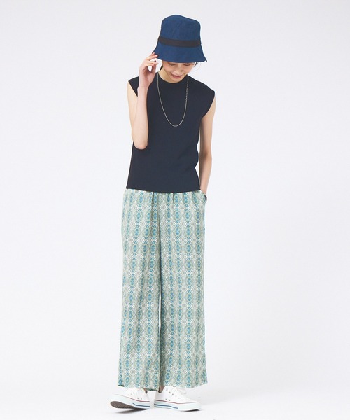 abahouse mavie（アバハウスマヴィ）の「ウォッシャブルノースリプルオーバー（ニット/セーター・レディース・ホワイト/ブラック/ブルー・フリー）」の12枚目の写真