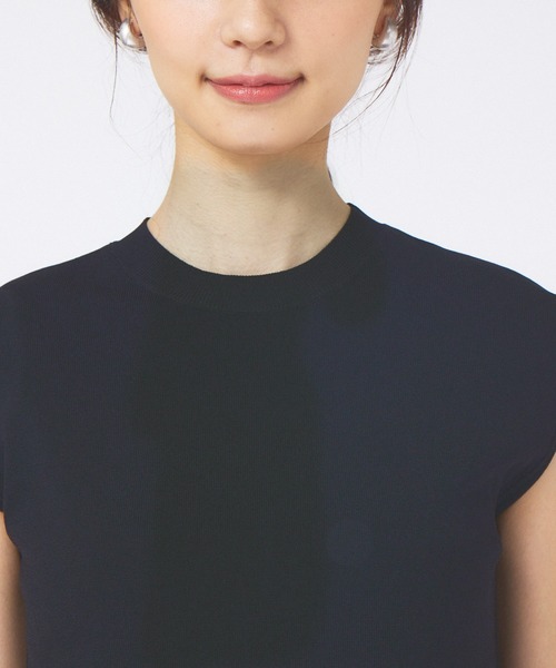 abahouse mavie（アバハウスマヴィ）の「ウォッシャブルノースリプルオーバー（ニット/セーター・レディース・ホワイト/ブラック/ブルー・フリー）」の17枚目の写真