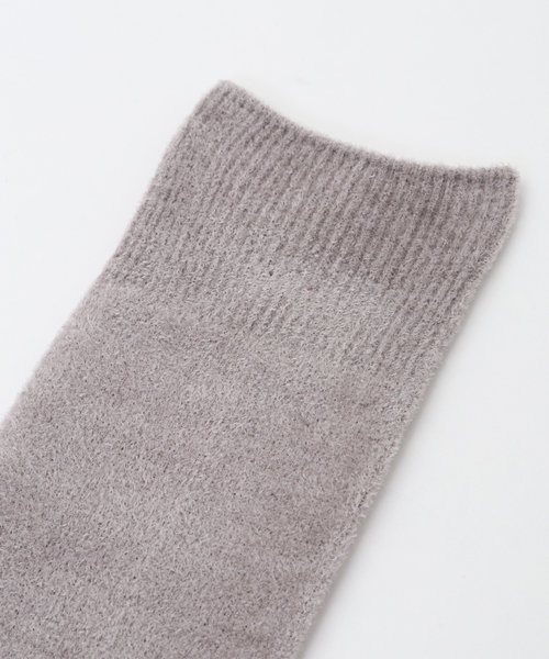 MARCOMONDE（マルコモンド）の「MARCOMOND/120TB/RA-24C velor tabi socks（ソックス/靴下・レディース・グレイッシュベージュ・FREE）」の4枚目の写真