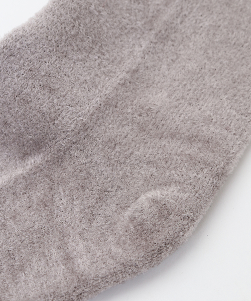 MARCOMONDE（マルコモンド）の「MARCOMOND/120TB/RA-24C velor tabi socks（ソックス/靴下・レディース・グレイッシュベージュ・FREE）」の3枚目の写真
