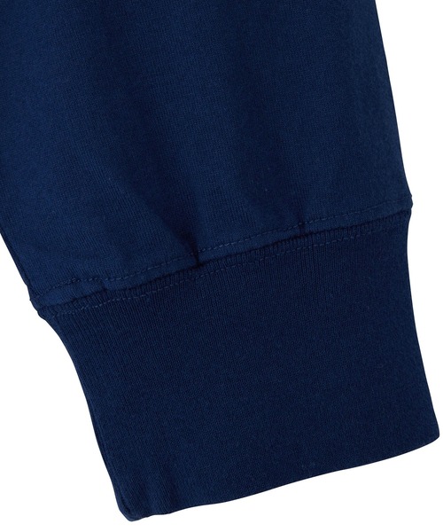 X-girl（エックスガール）の「PINSTRIPE FACE L/S TEE（Tシャツ/カットソー・レディース・ネイビー/ブラック/ホワイト・XL/M/L/S）」の8枚目の写真