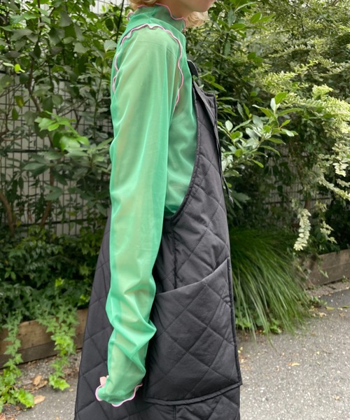 CIAOPANIC(チャオパニック)の「ミリタリーキルティングジャンスカ(ワンピース・レディース・アイボリー/ブラック/カーキ・FREE)」の22枚目の写真