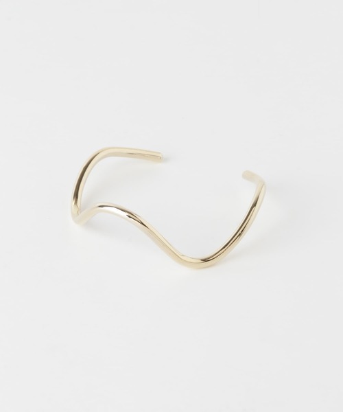 SMELLY（スメリー）の「ウェーブラインバングル（バングル/リストバンド・レディース・ゴールド・-）」の2枚目の写真