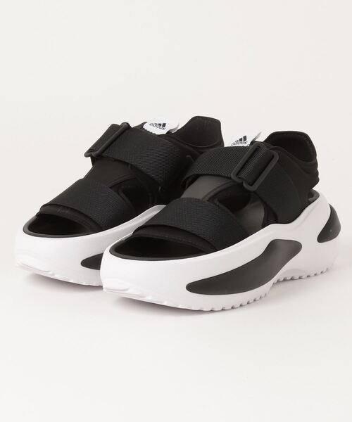 adidas(アディダス)の「アディダス adidas メハナ サンダル(サンダル・レディース・ブラック・24.5cm/22.5cm/25.5cm/23.5cm)」の1枚目の写真