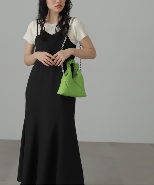 FREE'S MART（フリーズマート）の「◆トップレイヤードキャミマーメイドワンピース（ワンピース・レディース・ブラウン/ブラック/ブルー・SMALL/MEDIUM）」の21枚目の写真