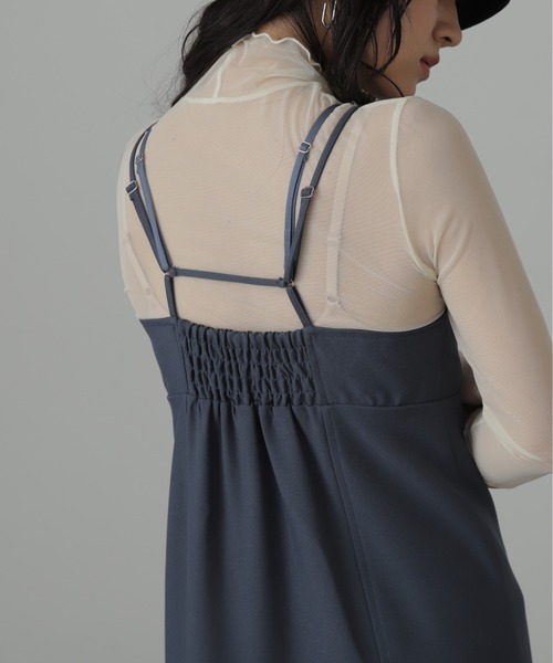 FREE'S MART（フリーズマート）の「◆トップレイヤードキャミマーメイドワンピース（ワンピース・レディース・ブラウン/ブラック/ブルー・SMALL/MEDIUM）」の10枚目の写真