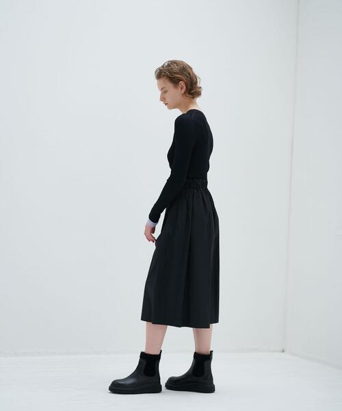 LANVIN en Bleu(ランバンオンブルー)の「フレアキュロットパンツ(その他パンツ・レディース・ブラック/カーキ・38/36)」の10枚目の写真