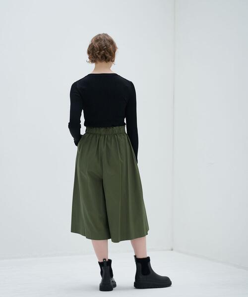 LANVIN en Bleu(ランバンオンブルー)の「フレアキュロットパンツ(その他パンツ・レディース・ブラック/カーキ・38/36)」の15枚目の写真