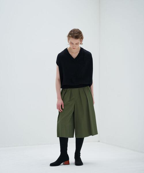 LANVIN en Bleu(ランバンオンブルー)の「フレアキュロットパンツ(その他パンツ・レディース・ブラック/カーキ・38/36)」の16枚目の写真