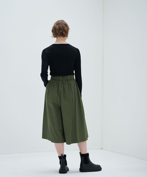 LANVIN en Bleu(ランバンオンブルー)の「フレアキュロットパンツ(その他パンツ・レディース・ブラック/カーキ・38/36)」の19枚目の写真