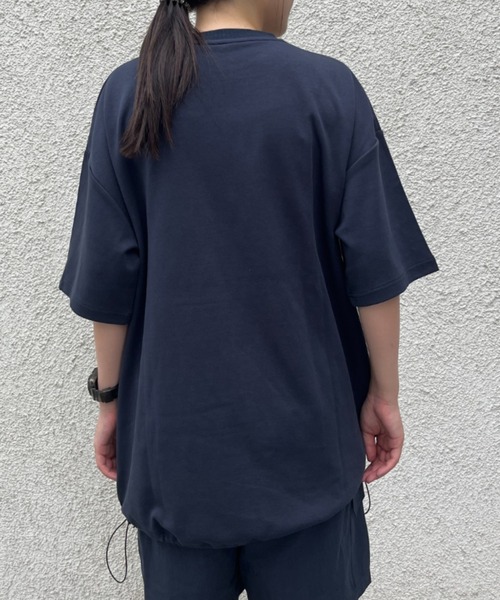 コグザビッグスモーク オーバーサイズTシャツ 裾ドローコード コグザビッグスモーク オーバーサイズTシャツ 裾ドローコード