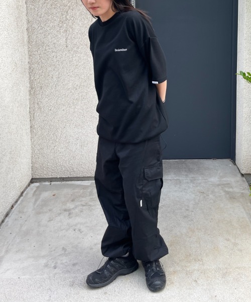 コグザビッグスモーク オーバーサイズTシャツ 裾ドローコード コグザビッグスモーク オーバーサイズTシャツ 裾ドローコード
