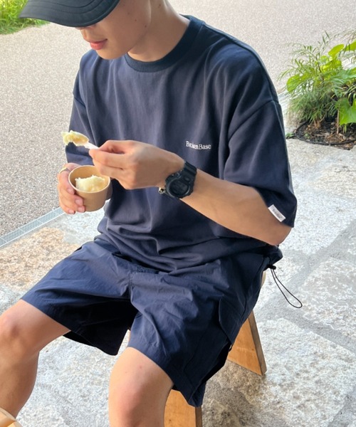 コグザビッグスモーク オーバーサイズTシャツ 裾ドローコード コグザビッグスモーク オーバーサイズTシャツ 裾ドローコード