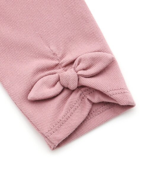 apres les cours(アプレレクール)の「裾リボン/7days Style pants(その他パンツ・キッズ・ピンク/インディゴブルー/ミント/ブラック・100/110/80/120/90/130)」の9枚目の写真