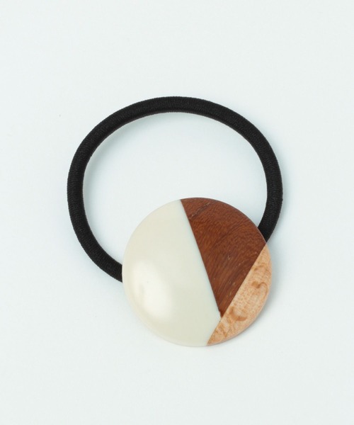 studio CLIP(スタディオクリップ)の「【daily CLIP】端材ヘアゴム(ヘアゴム・レディース・オフホワイト/ピンク/グレー/グリーン・FREE)」の2枚目の写真