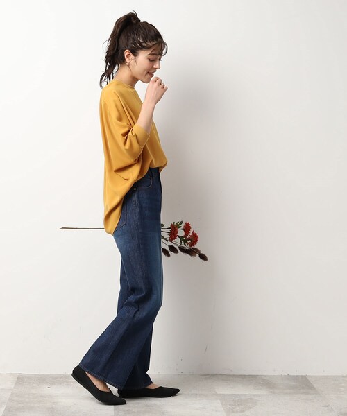 DRESKIP（ドレスキップ）の「◆【イージーケア】1枚でサマになる ゆったりドルマンスリーブ ブラウス（シャツ/ブラウス・レディース・レモンイエロー/黄緑系/オレンジ/ブラック/ベージュ/ブルー・00）」の20枚目の写真