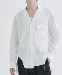 【sulvam/サルバム】BODY OVERLAP OPEN COLLAR SHIRT